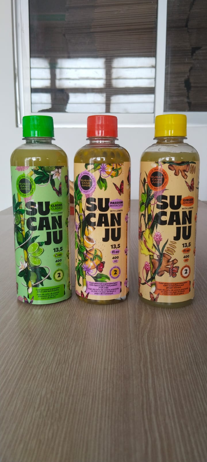 SUCANJU Bottles Front View
